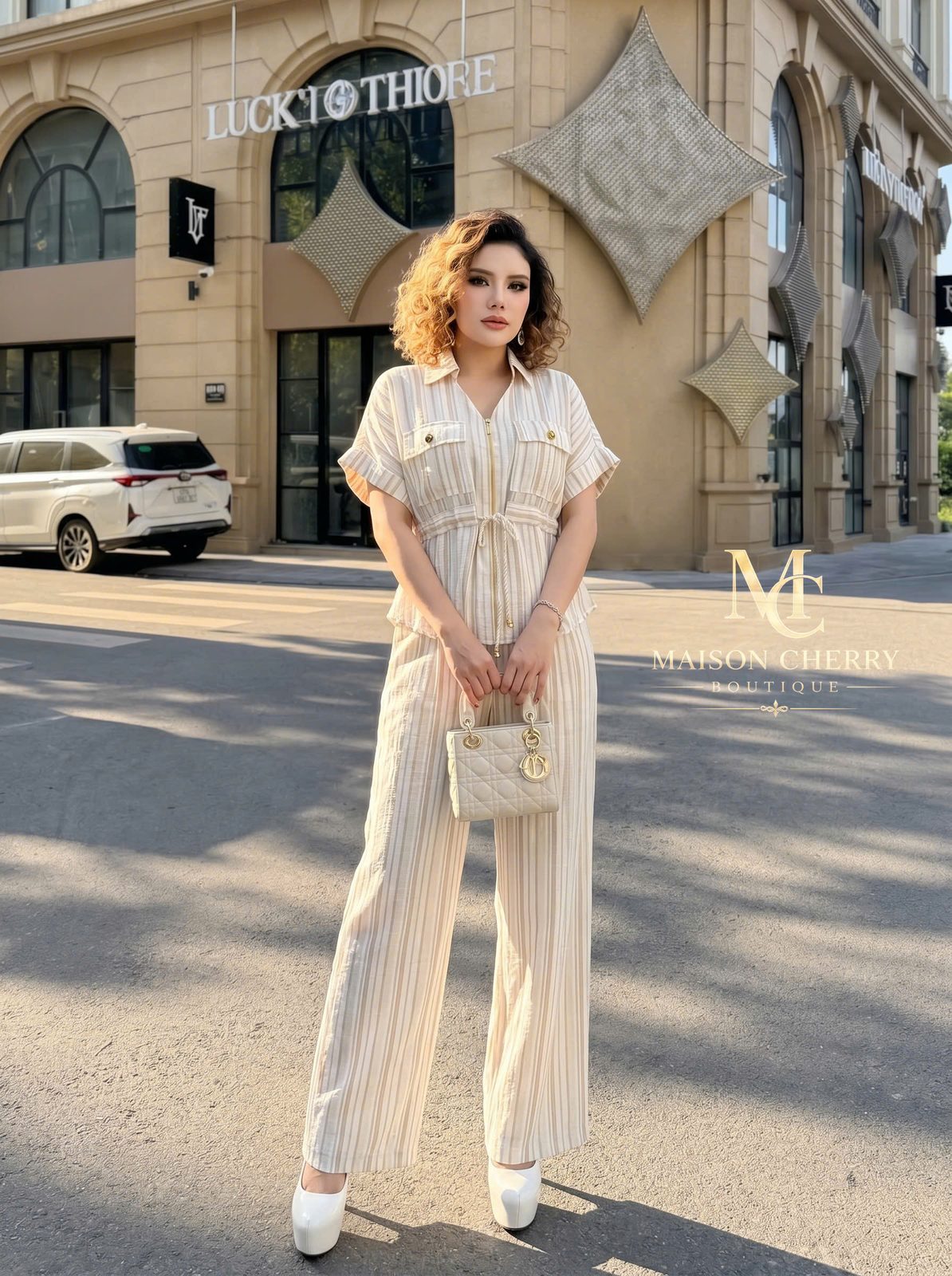 Linen Sọc Gân - Maison Cherry