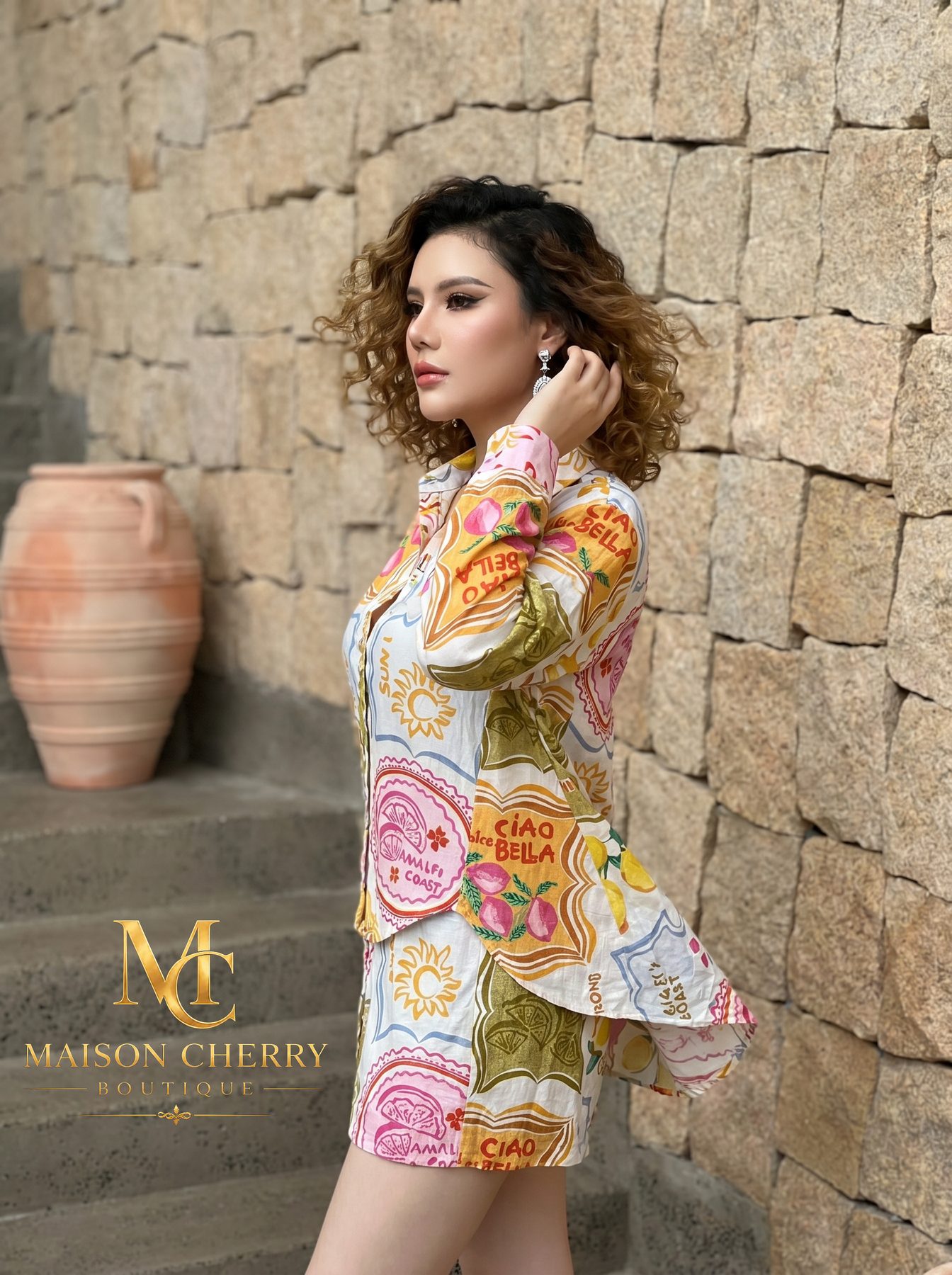 Set họa tiết Amalfi - Maison Cherry
