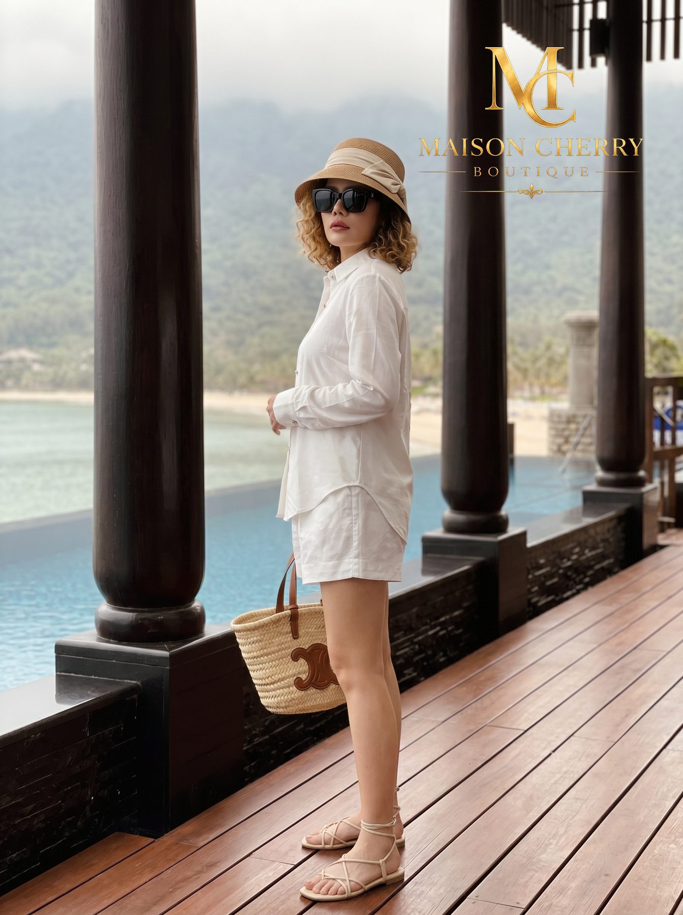 Set trắng nghỉ dưỡng - Maison Cherry